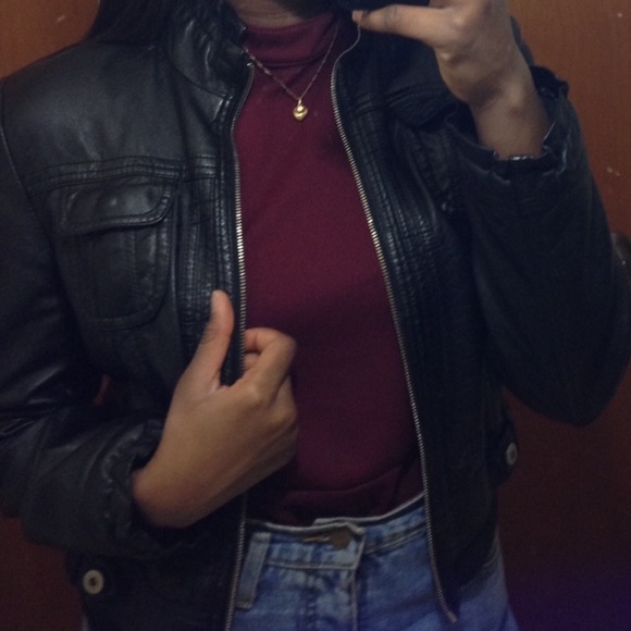Leather jacket