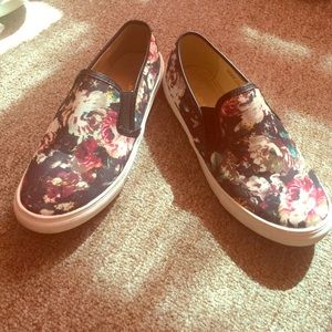 Floral Print Sneakers