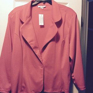 Peach Color Cotton Blazer🌺🎀