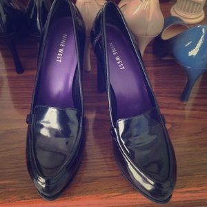 Loafer heels by Nine West