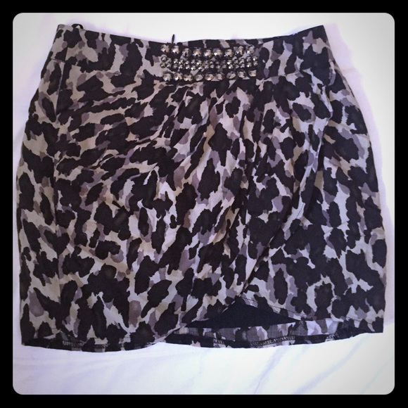 Papaya Leopard print skirt