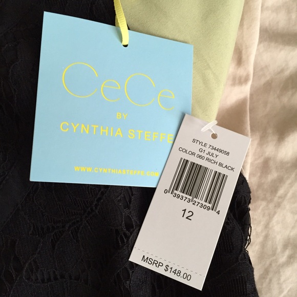 ⚡️FLASH SALE⚡️Cynthia Steffe Black Lace Dress - Picture 4 of 4