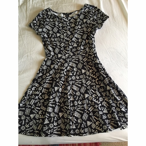 Short patterned dress