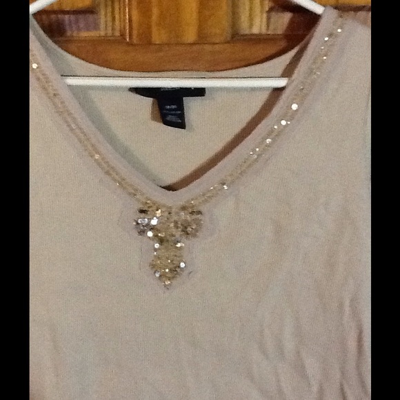 Beige Ribbed Tank - Picture 3 of 3