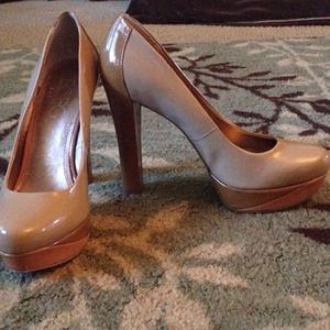 Nude high heels