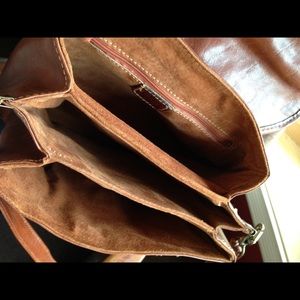 SOLD!!! More Photos of Vintage Leather Satchel