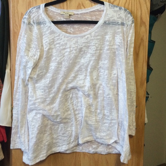 White mesh shirt
