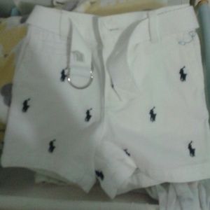Baby polo shorts