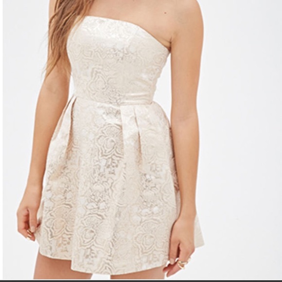 Forever21 champagne cocktail dress!