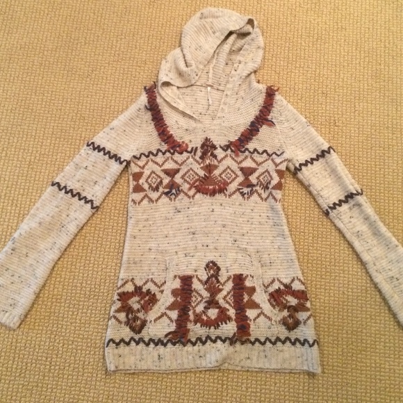 Free People Pullover Tribal Sweater
