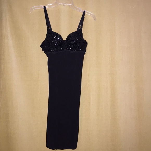Beaded Bra Top Dress