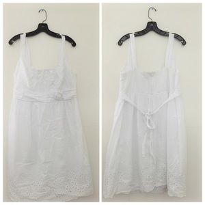 White Eyelet Dress