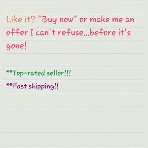 ** 10% discount for return customers!!!**