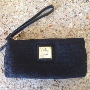 DKNY Black Wristlet NWOT