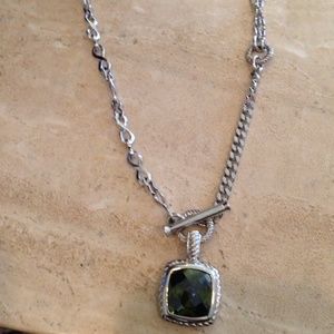 Dark green Gemstone necklace
