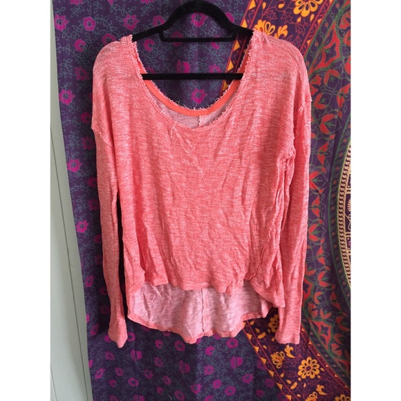 FREE PEOPLE HI LO LIGHTWEIGHT SWEATER