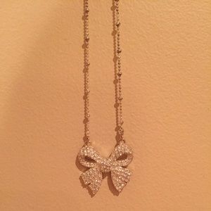 Betsey Johnson Bow Necklace