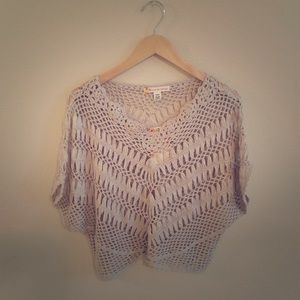 Oatmeal crochet top