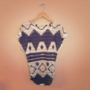 Tribal tunic top