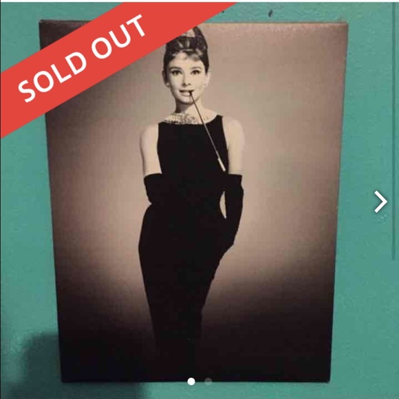 💥SOLD💥 Audrey Hepburn picture canvas