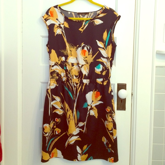 The Limited floral pattern knee-length dress