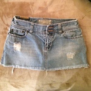 Abercrombie mini denim skirt
