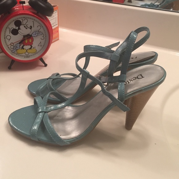 Blue Dexter Sandals size 7-1/2 - Picture 2 of 4