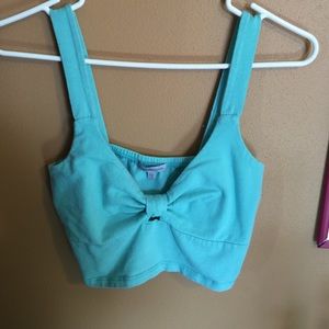Charloutte Russe Bow Crop Top