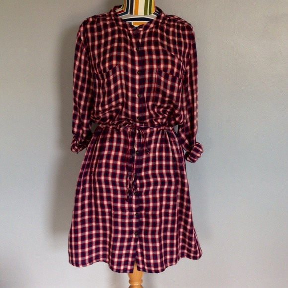 H&M Lightweight Flannel Shirtdress