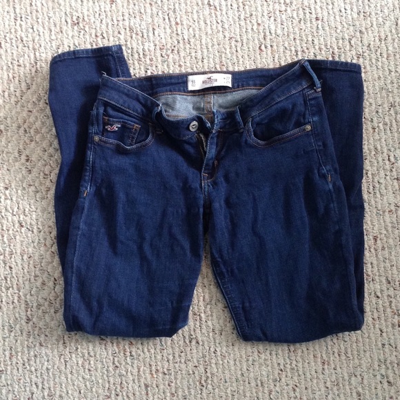 Dark Wash Hollister Super Skinny Jeans - Picture 3 of 3