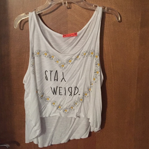 Stay Weird crop top