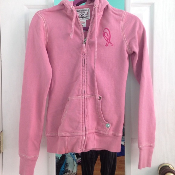 True Religion Pink  Hoodie