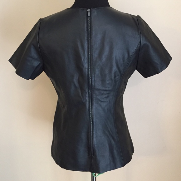 ❌SOLD❌Calvin Klein Leather Top - Picture 3 of 3