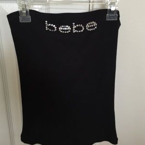 BEBE strap tube top