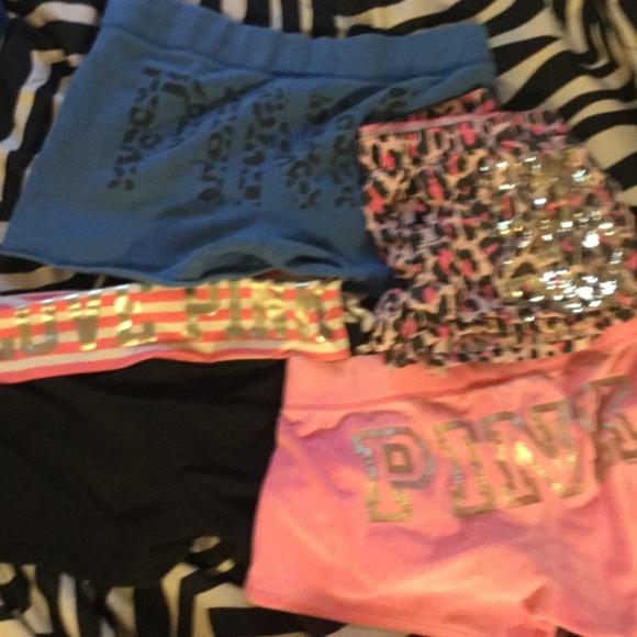 Pink bundle of shorts