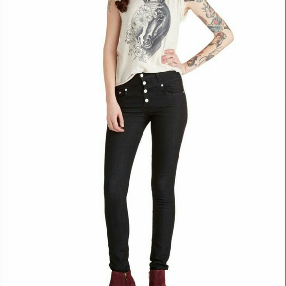 Modcloth karaoke songstress black skinny jeans