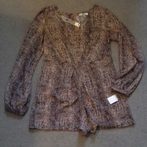 Reptile Print Romper