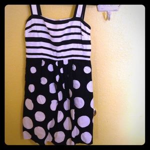 Polka dots and stripes dress