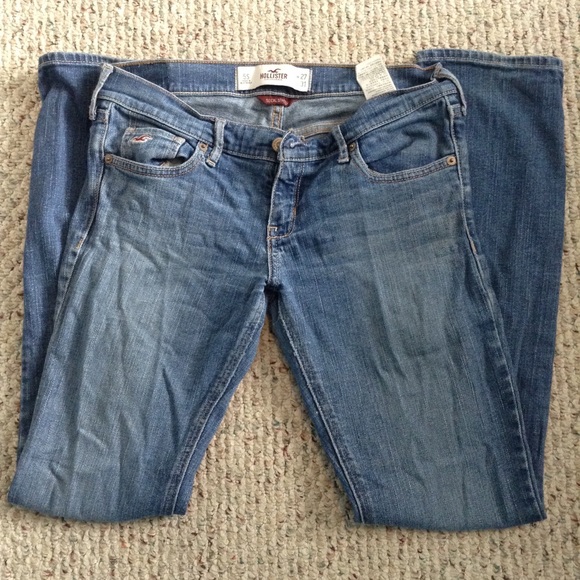 Light Wash Hollister Laguna Skinny Jeans - Picture 3 of 4