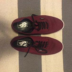 Maroon Vans