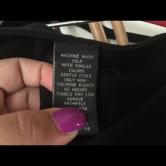 Lane Bryant black wide leg slacks size 22 - Picture 3 of 4