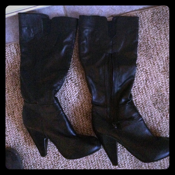 Black sexy boots size 10
