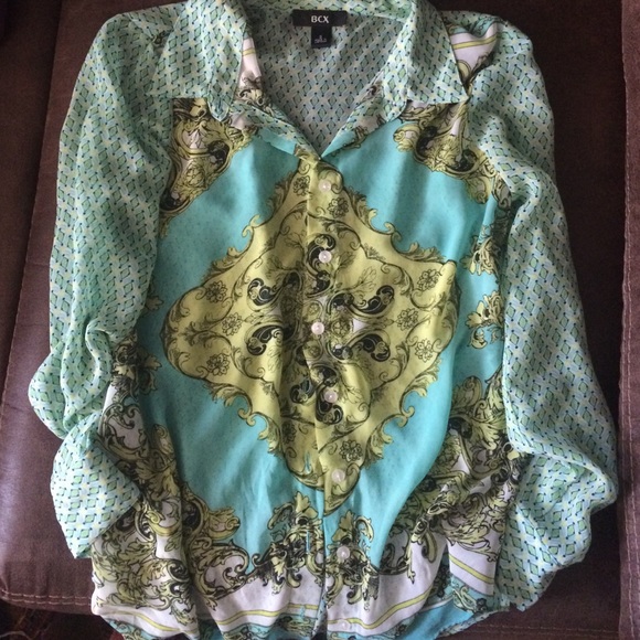 BCX button up fashion top