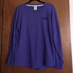 PINK Victoria's Secret Purple Crewneck