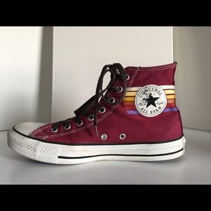 Unisex Maroon Converse