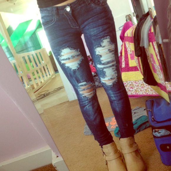 Premiere Ripped Jeans from Rue 21