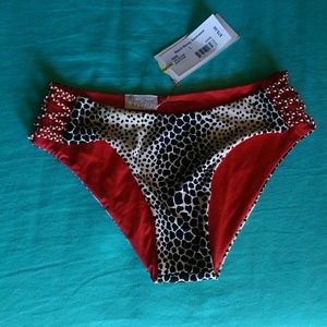 Bottom & Top Beach Bunny Red Bikini L