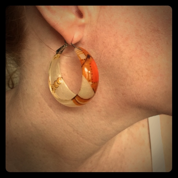 Unique Print Acrylic Earrings