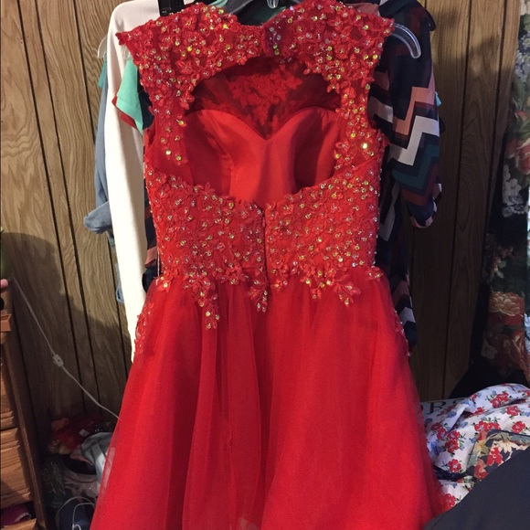 Red Prom Dress - Picture 4 of 4