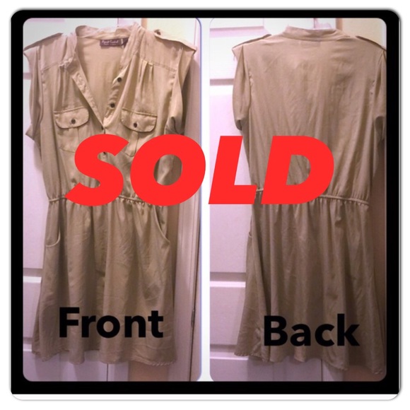 Khaki colored sundress